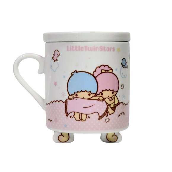 RARE Sanrio Little Twin Stars Ceramic Collector Cup & Lid 2011 - Picture 3 of 7